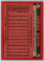 1986 Topps Jorge Orta #541