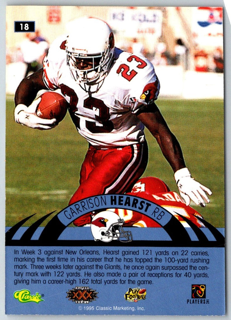 1996 Classic NFL Experience Garrison Hearst