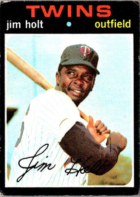 1971 Topps Jim Holt #7 Rookie