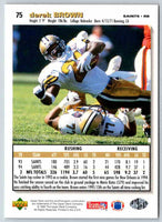 1995 Upper Deck Derek Brown #75