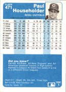 1984 Fleer Paul Householder