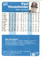 1984 Fleer Paul Householder #471