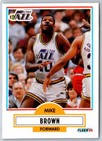1990 Fleer Mike Brown #183