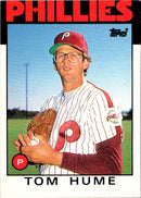 1986 Topps Traded Tom Hume