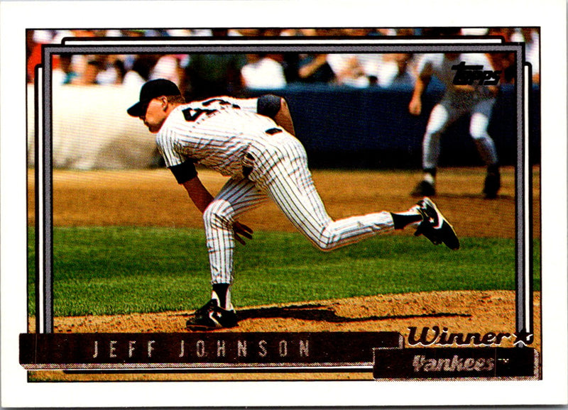 1992 Topps Jeff Johnson