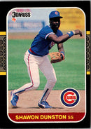 1987 Leaf Shawon Dunston
