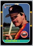 1987 Donruss Glenn Davis