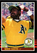 1985 Donruss Mike Davis