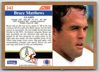 1991 Score Bruce Matthews #242