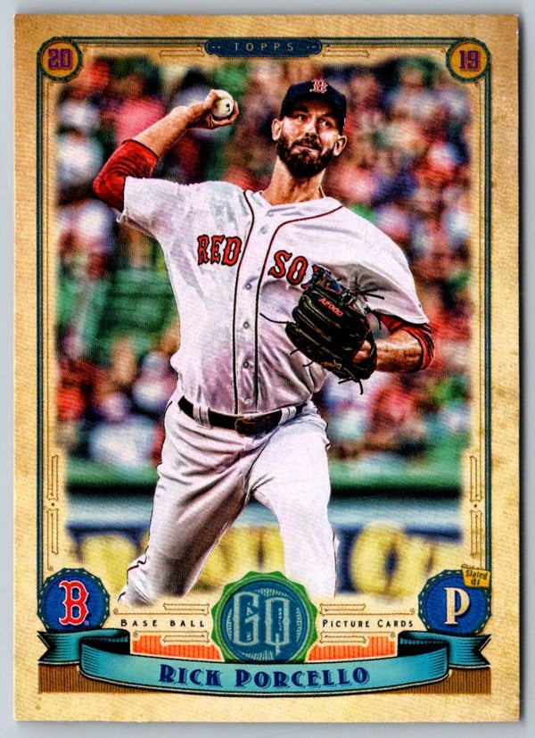 2019 Topps Gypsy Queen Green Rick Porcello #128