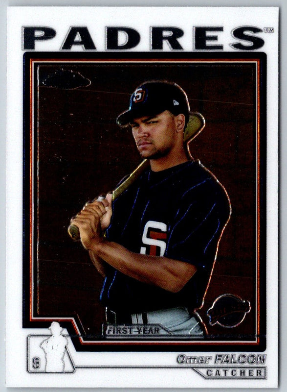 2004 Topps Chrome Omar Falcon #211 Rookie