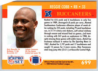 1990 Proset Reggie Cobb #699
