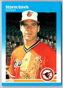 1987 Fleer Storm Davis