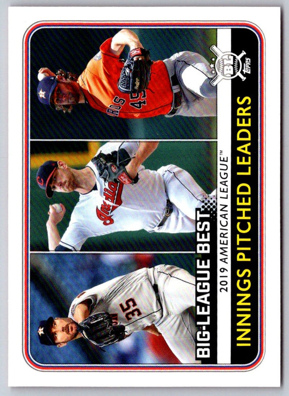 2020 Topps Big League Justin Verlander/Shane Bieber/Gerrit Cole #263
