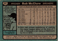 1980 Topps Bob McClure #357