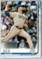 2019 Topps Jacob Nix #33 Rookie