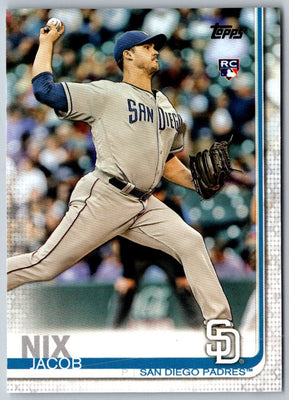 2019 Topps Jacob Nix #33 Rookie