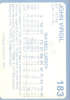 1989 Collegiate Collection North Carolina's Finest John Virgil #183