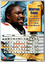 1998 Edge Warren Sapp #185
