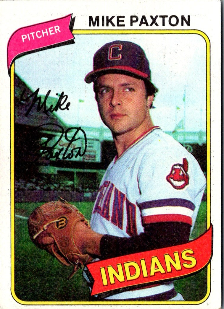 1980 Topps Mike Paxton