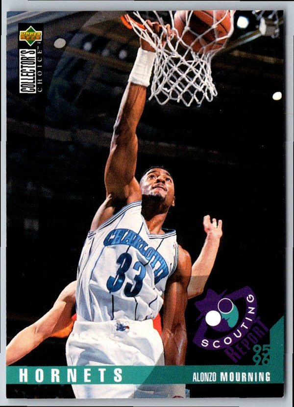 1995 Collector's Choice Alonzo Mourning #323