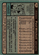 1980 Topps Paul Mitchell