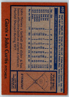 1978 Topps John Curtis #486