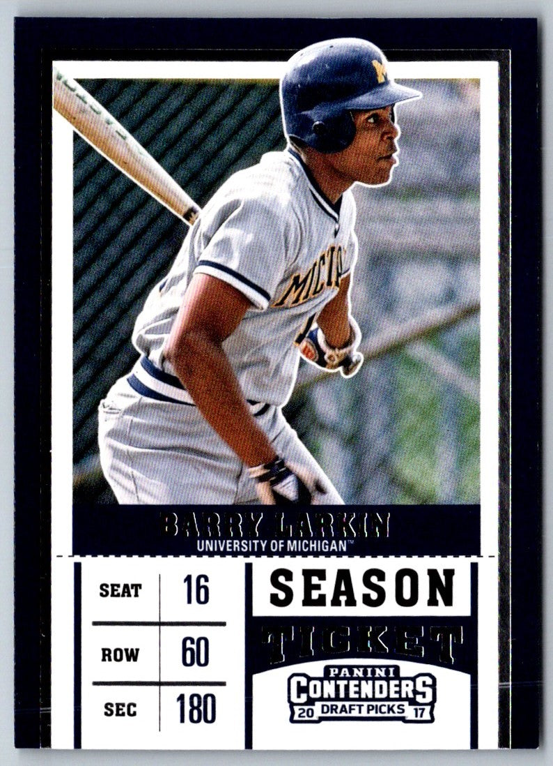 2017 Panini Contenders Draft Picks Barry Larkin