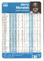 1984 Fleer Jerry Morales #498
