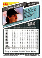 1993 Topps Gold Terry Leach #443