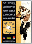 2013 Panini Contenders Ryan Mathews