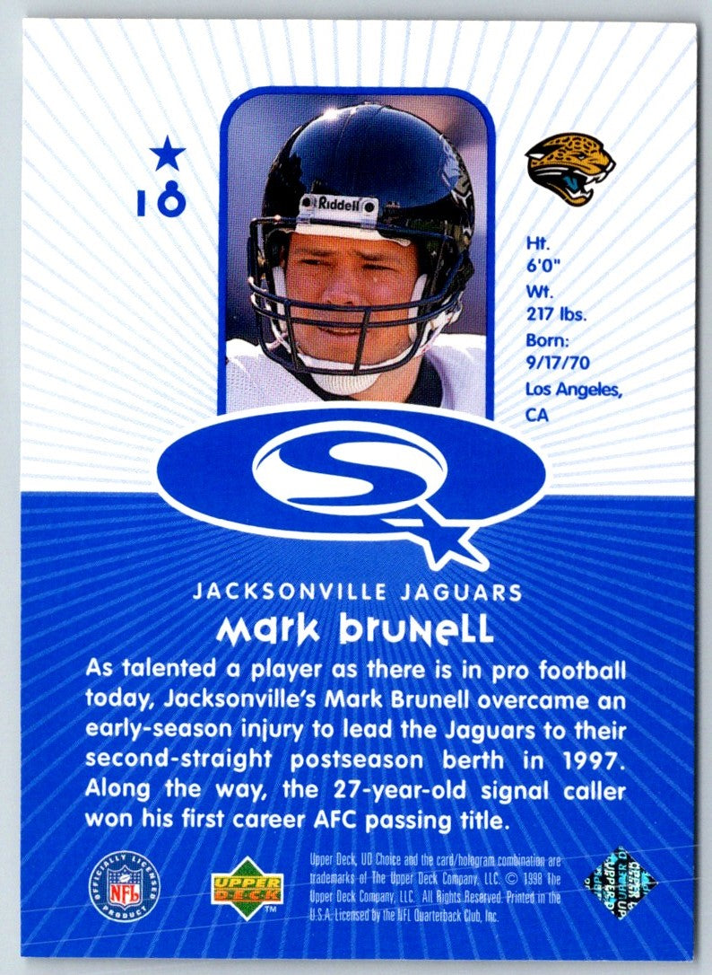 1998 UD Choice Mark Brunell