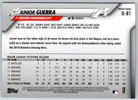 2020 Topps Update Junior Guerra #U-81