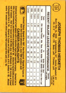 1987 Donruss Joe Hesketh