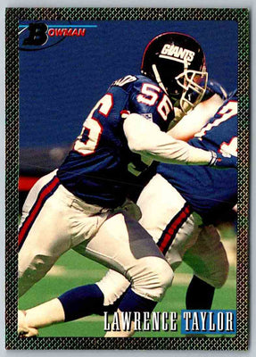 1993 Bowman Football Lawrence Taylor Foil #80