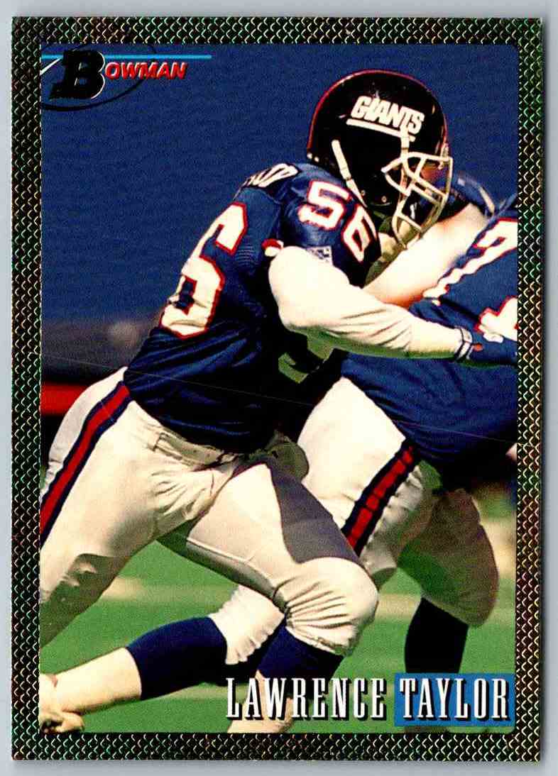 1993 Bowman Football Lawrence Taylor Foil