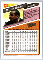 1993 Topps Gold Willie McGee #435