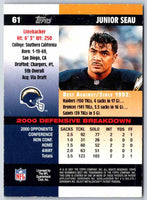 1991 Bowman BestFootball Junior Seau #61