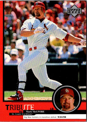 1999 Upper Deck Mark McGwire Tribute Mark McGwire #7