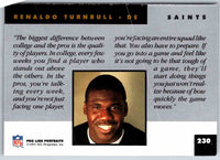 1991 ProLine Renaldo Turnbull #230