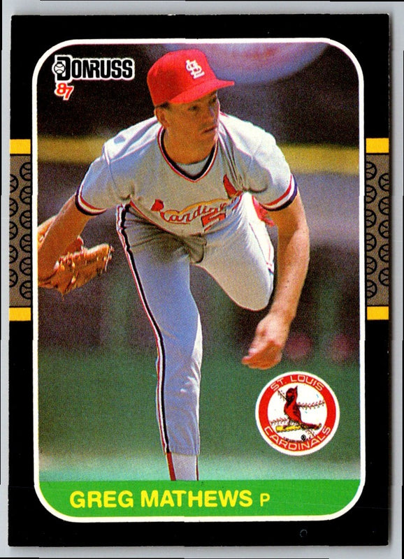 1986 Donruss The Rookies Greg Mathews #26