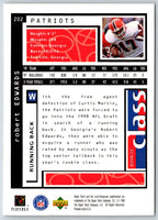 1998 UD Choice Robert Edwards #202 Rookie