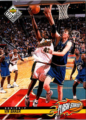 1998 UD Choice Vin Baker #180