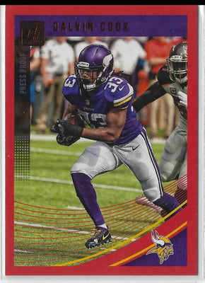 2018 Donruss Dalvin Cook #179