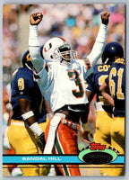 1994 Topps Stadium Club Football Randal Hill #173
