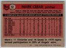 1981 Topps Mark Clear