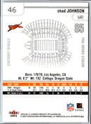 2003 Fleer Authentix Chad Johnson