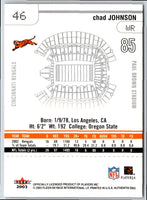 2003 Fleer Authentix Chad Johnson #46