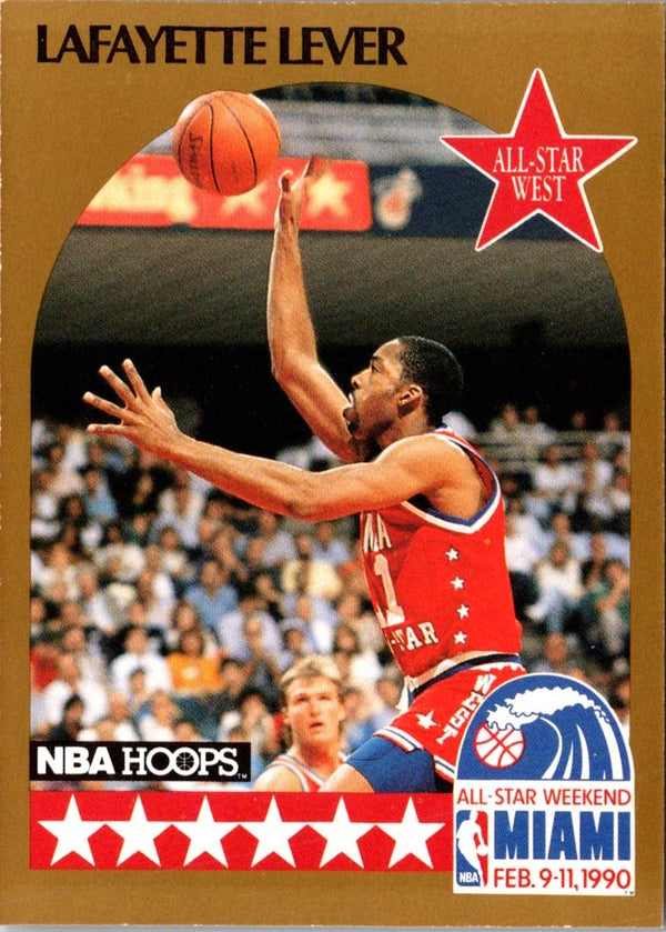 1990 Hoops Lafayette Lever #20