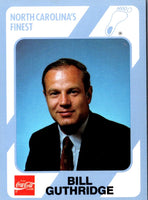 1989 Collegiate Collection North Carolina's Finest Bill Guthridge #101